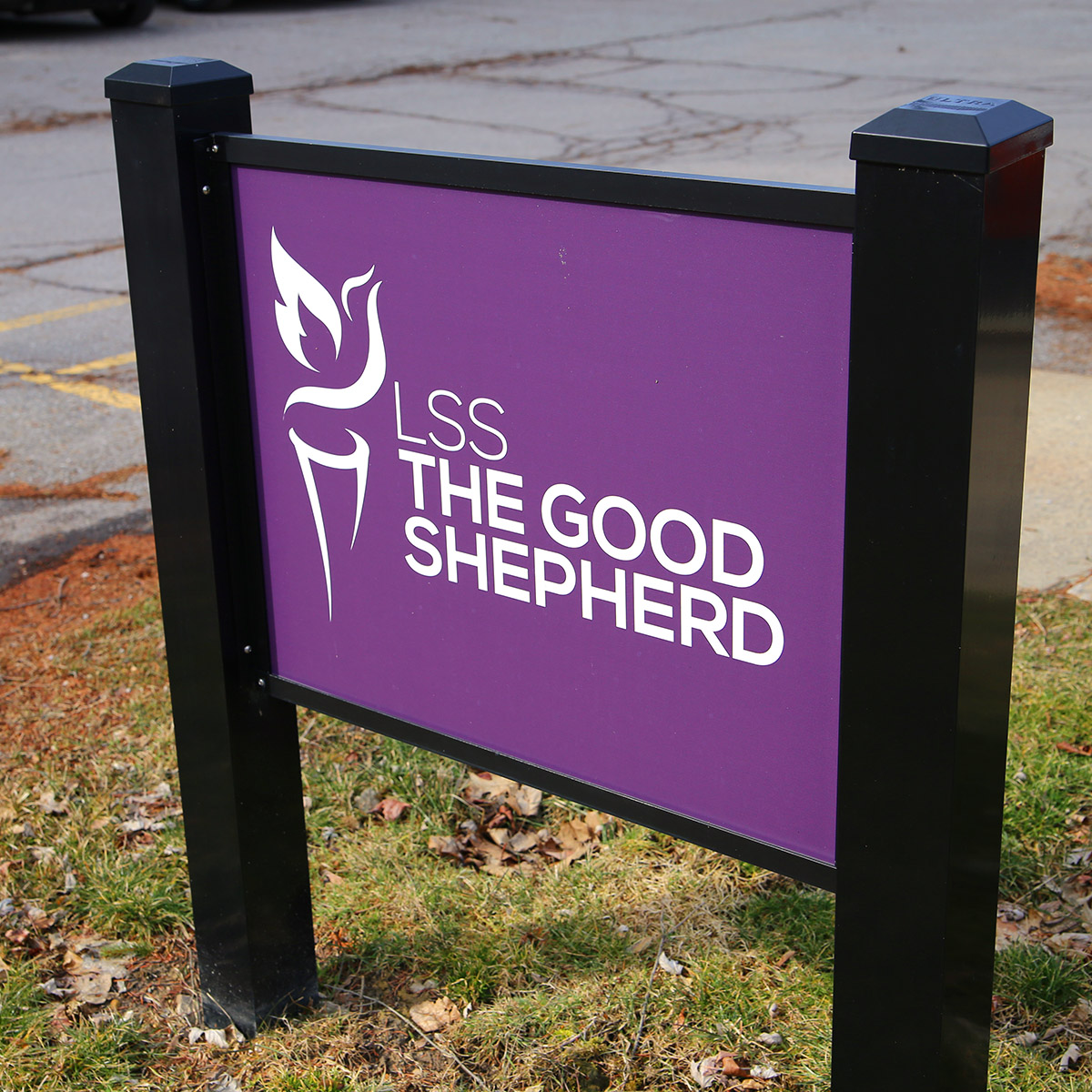 Logo signage at LSS The Good Shepherd
